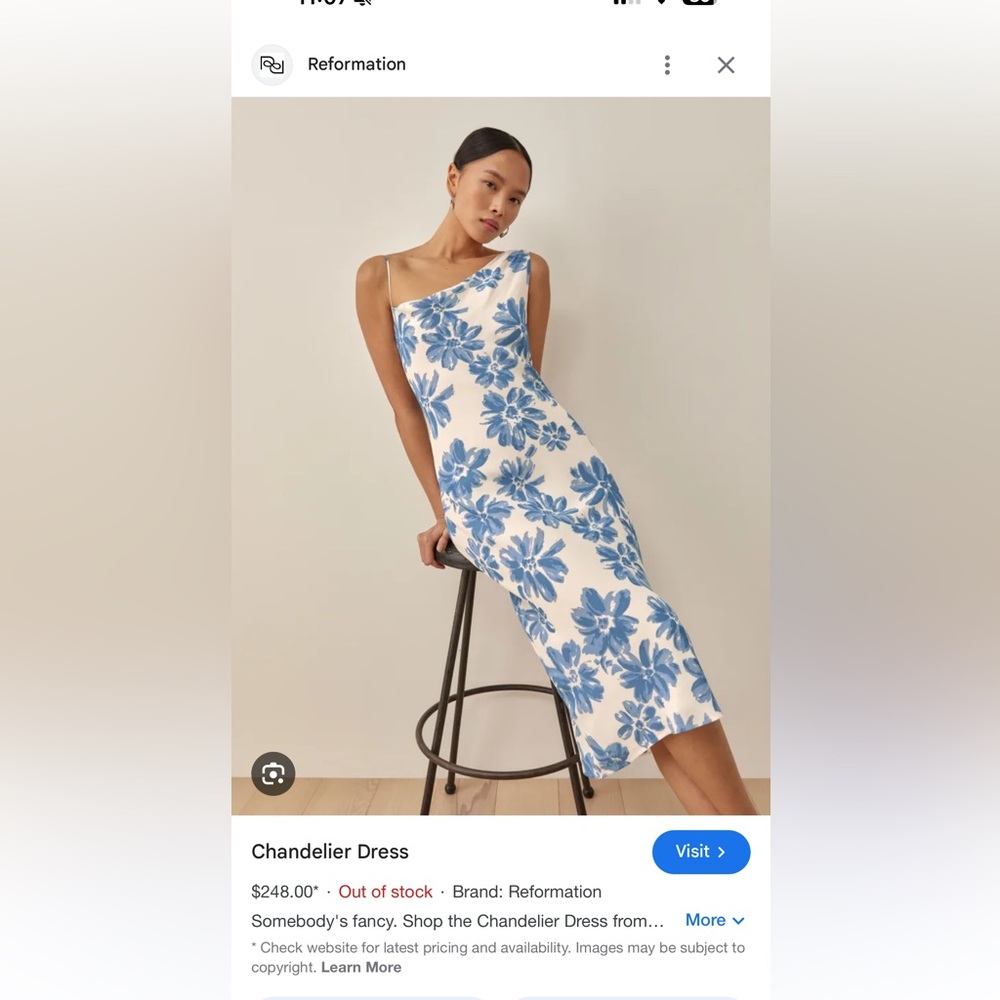 Reformation Chandelier Dress XL